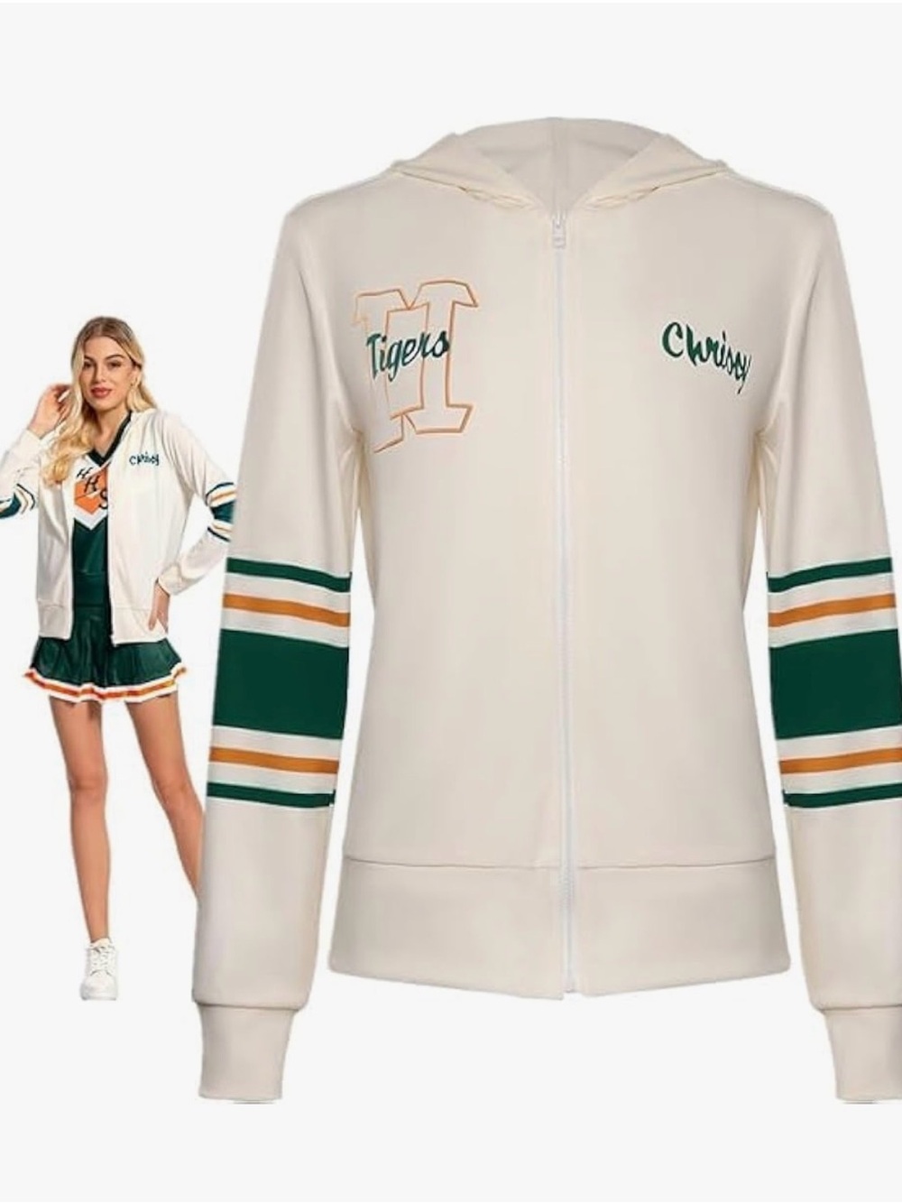 🖤❤️STRANGER THINGS Chrissy Wake Up, I Dont Like This Hoodie 💚💛